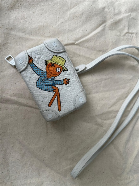 Túi LV mini trắng hình rối KG+