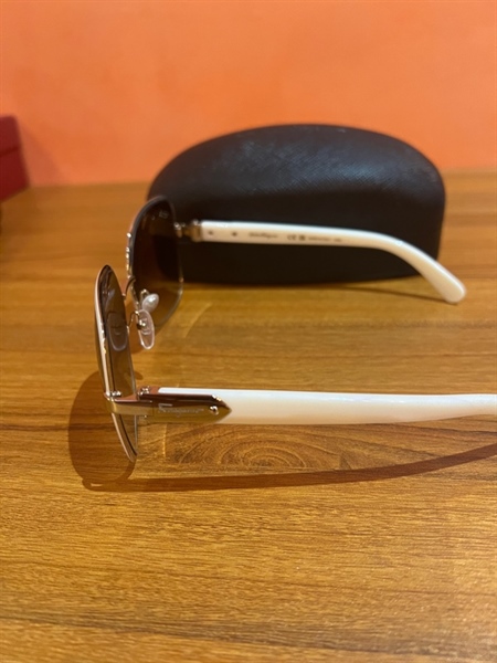 Kính Salvatore gọng trắng sữa KG+