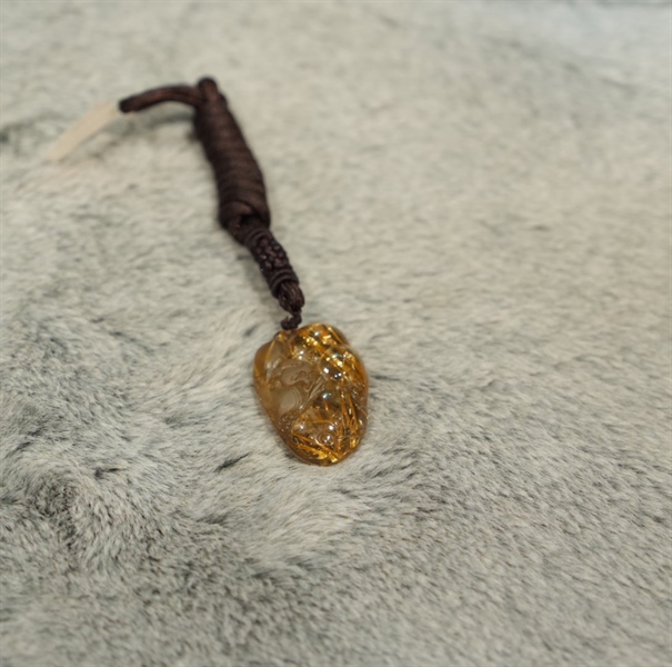 Mặt dây ngũ phúc tóc vàng +