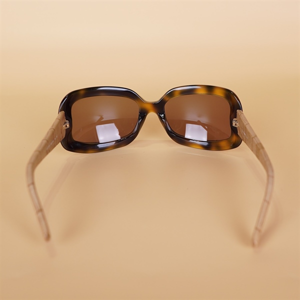 Kính Escada gọng nâu da KG+