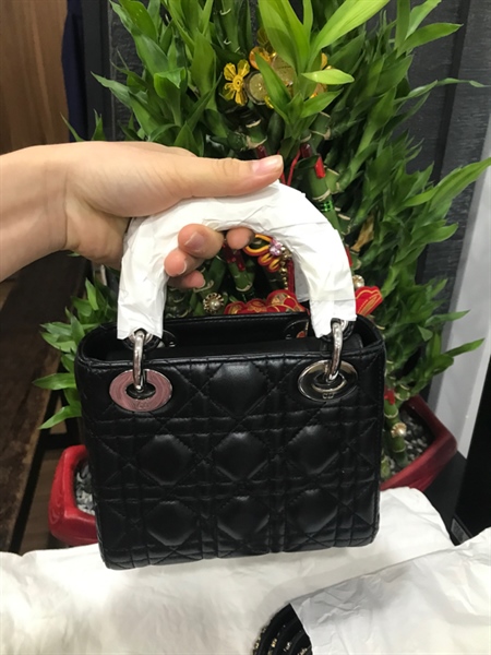 Túi Lady Dior Đen+