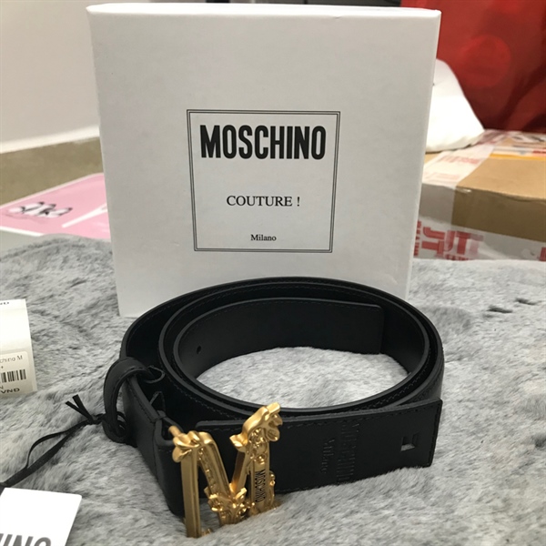Thắt Lưng Nữ Moschino M Họa Tiết KG+