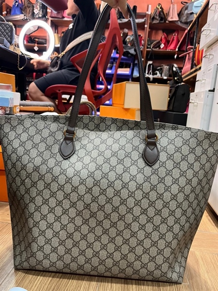Túi GC tote hoa nâu +