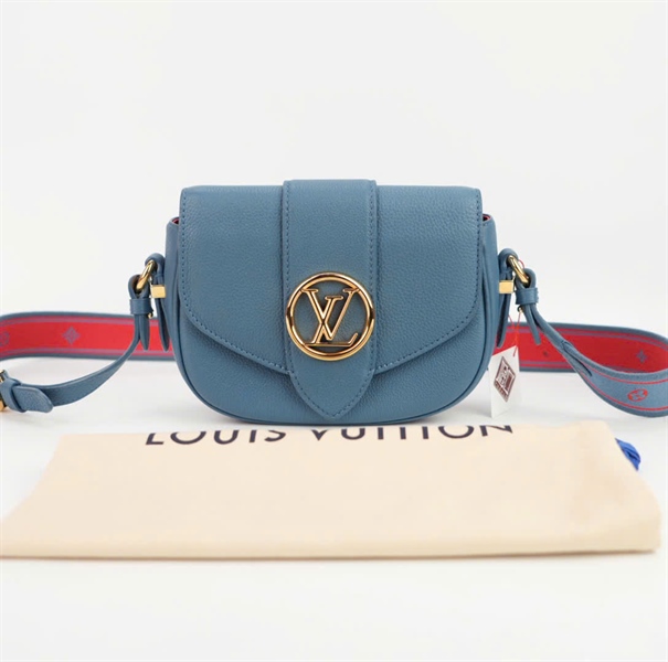 Túi LV màu xanh dương size 18 TB+