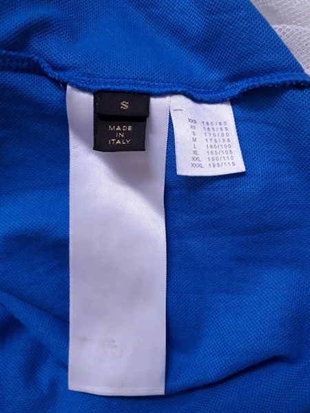 Áo thun LV có cổ màu xanh dương KG+