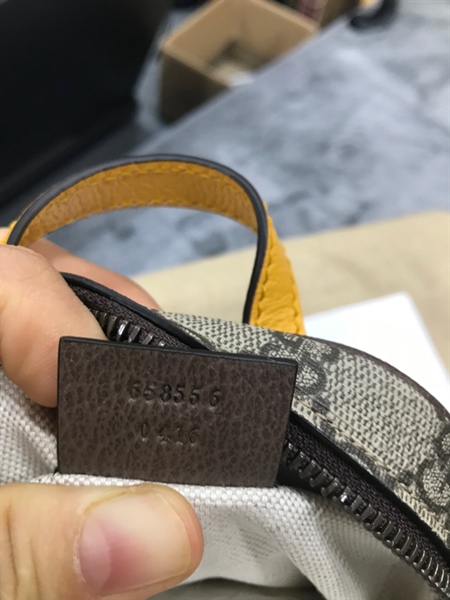 Túi Đeo Chéo GG Xám Đầu Hổ+