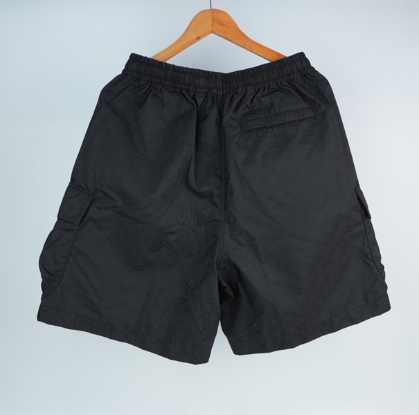 Quần GG màu đen in hoạ tiết KG+