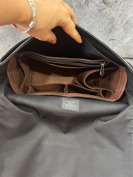 Túi LV đeo chéo xanh đen +