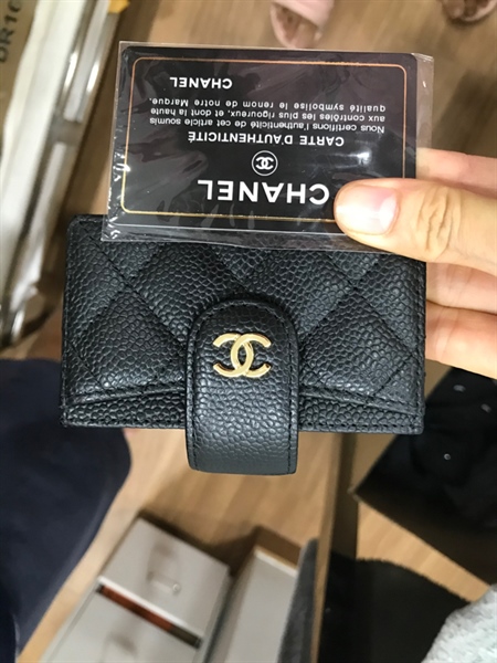 Ví Chanel Đen 5 Ngăn+