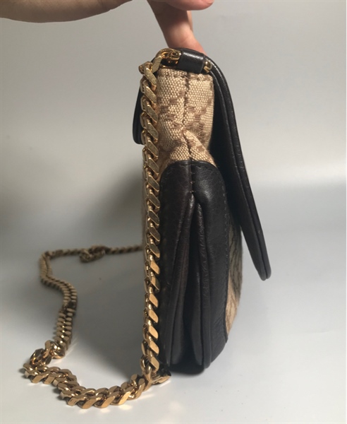 Túi GC Nâu Vàng ô hình thoi KG+