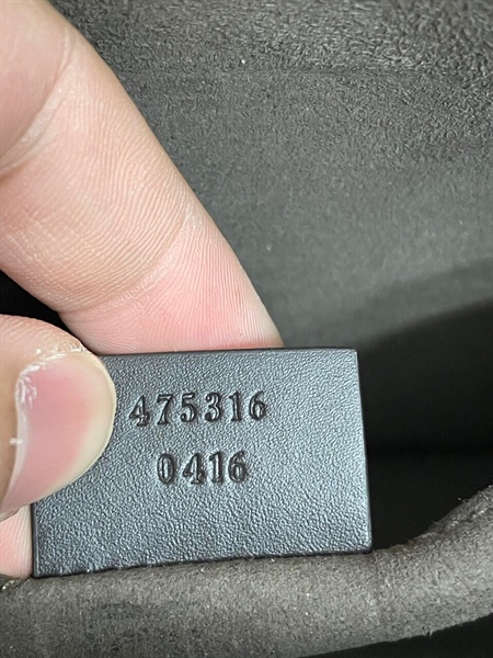 Túi Clutch GG Xám Phối Đỏ Xanh Rêu+