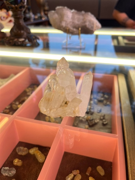 Cụm đá phong thủy trắng ngà +