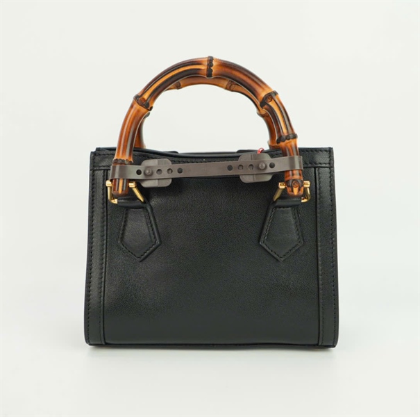 Túi GG đen quai trúc size 20 +