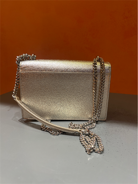 Túi YSL màu bạc lấp lánh KG+