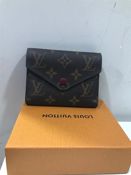 Ví LV Gập 3 Nút Đỏ+