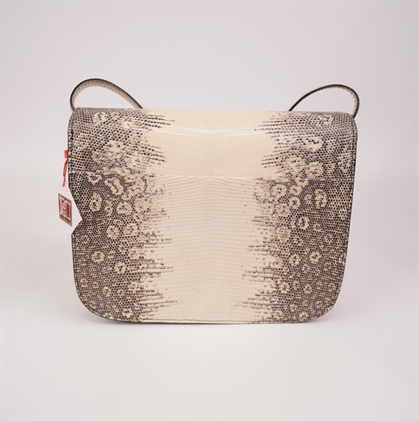 Túi Celine da trăn xám trắng+