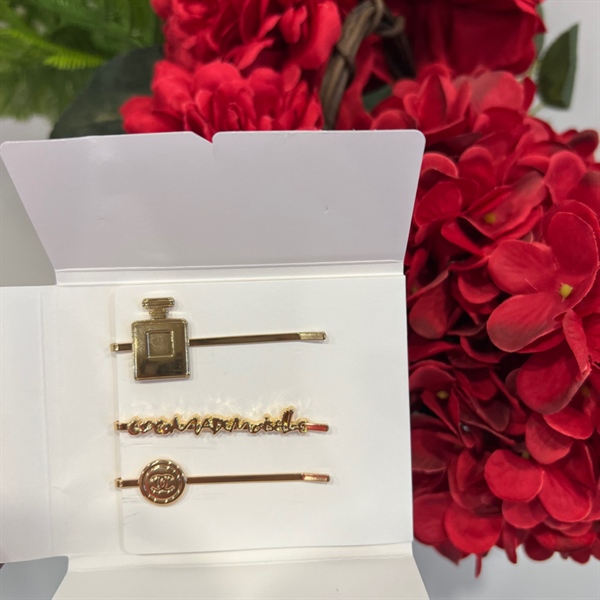 Kẹp tóc Chanel (set 3) KG+