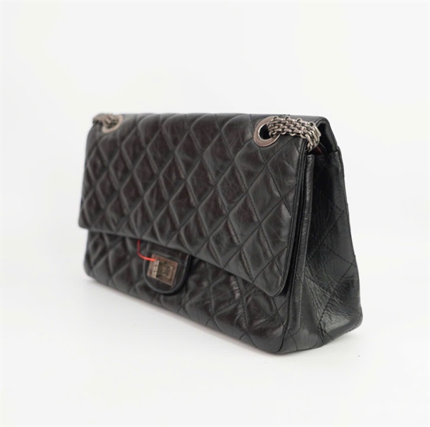 Túi Chanel đen quai xích bạc (14318368) ++