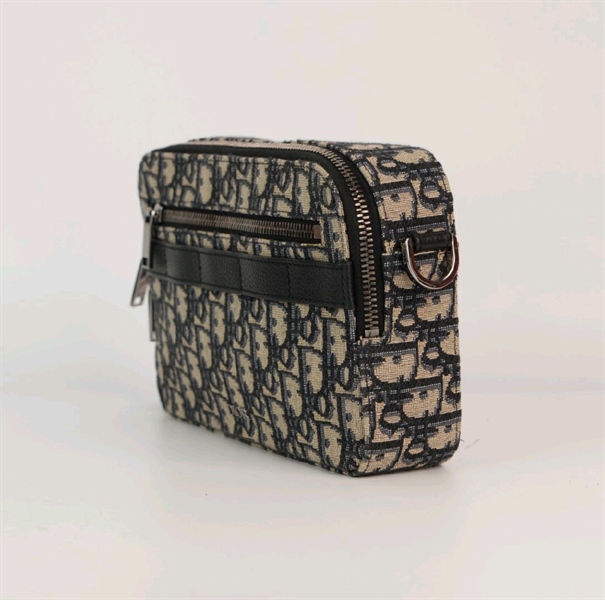 Túi Dior viền da đen - TB +