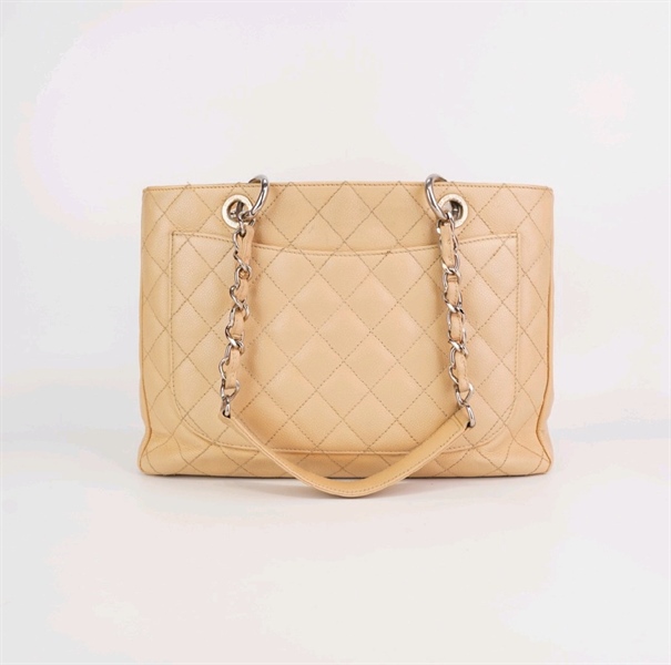 Túi Chanel trơn nude +