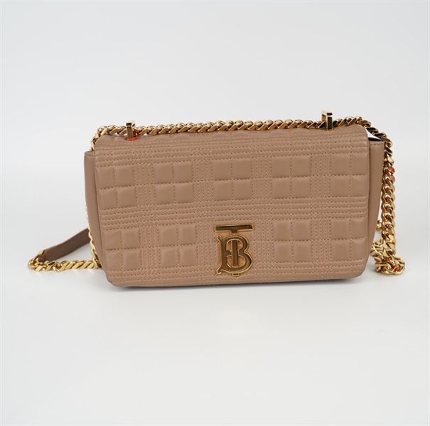 Túi BBR màu nâu nhạt ô vuông nổi KG+
