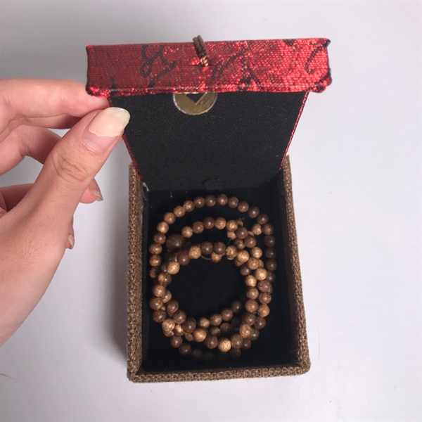 Vòng trầm nhiều hạt xu nhỏ KG +