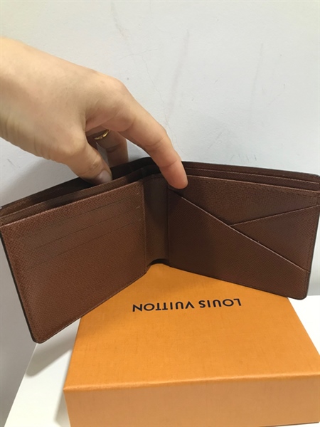 Ví LV Gập Đôi Hoa Nâu+