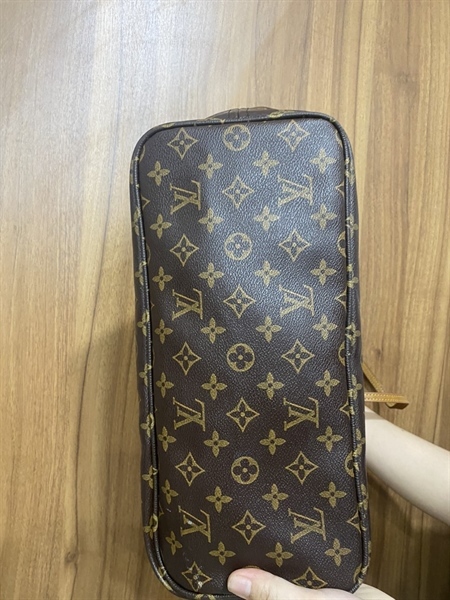 Túi LV neverfull LV nhiều logo lòng đỏ+