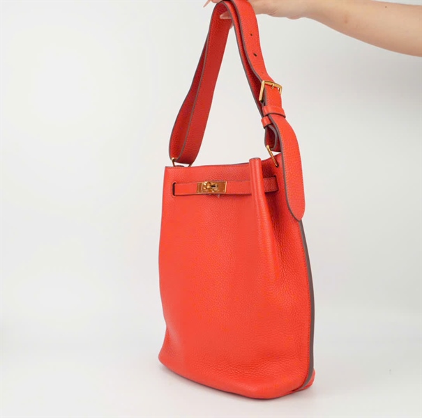 Túi Hermes màu cam size 30 KG+