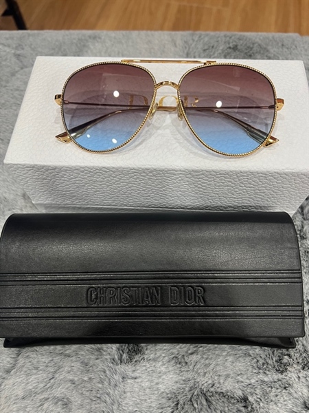 Kính DIOR nâu gọng vàng GK+