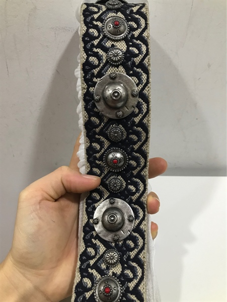 Dây Đeo Túi Dior Xanh Đen Có Đinh+