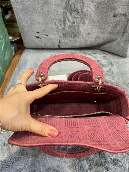 Túi Dior Lady màu ruốc +