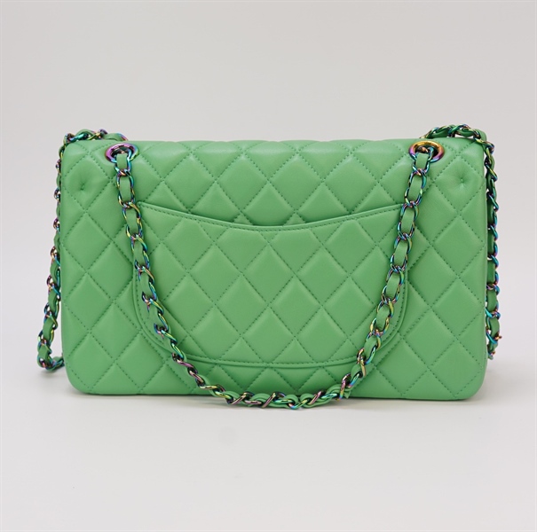 Túi Chanel Classic xanh lá size 23cm KG+