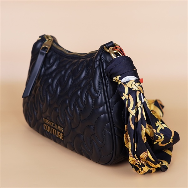 Túi Versace Vân Đen Kèm Khăn KG+