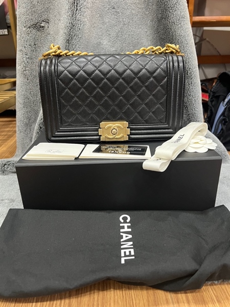 Túi chanel boy đen +