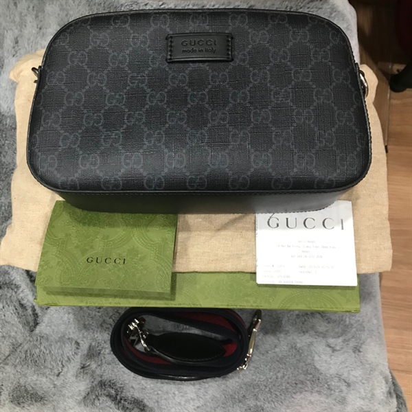 Túi hộp GG xanh đen KG+