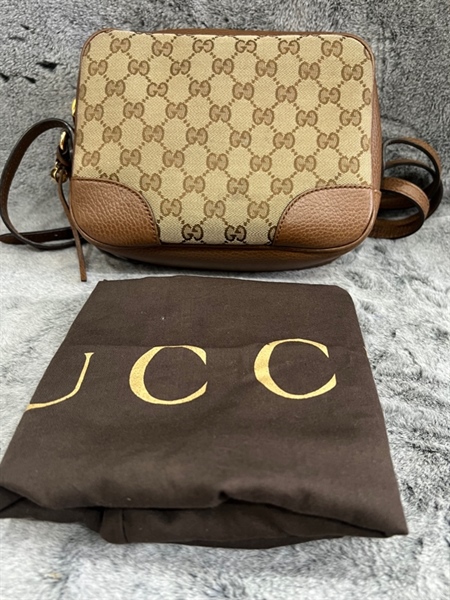 túi GC ĐEO CHÉO hoa nâu+