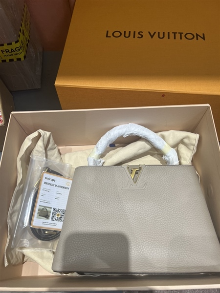 Túi LV Capu màu xám +