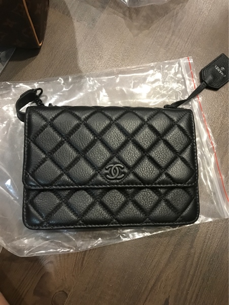 Túi Chanel Woc đen +