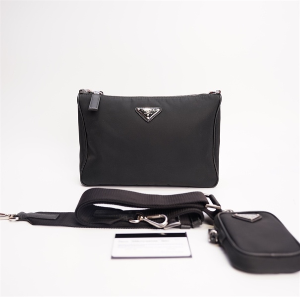 Túi Prada đeo chéo kèm pound ví TB+
