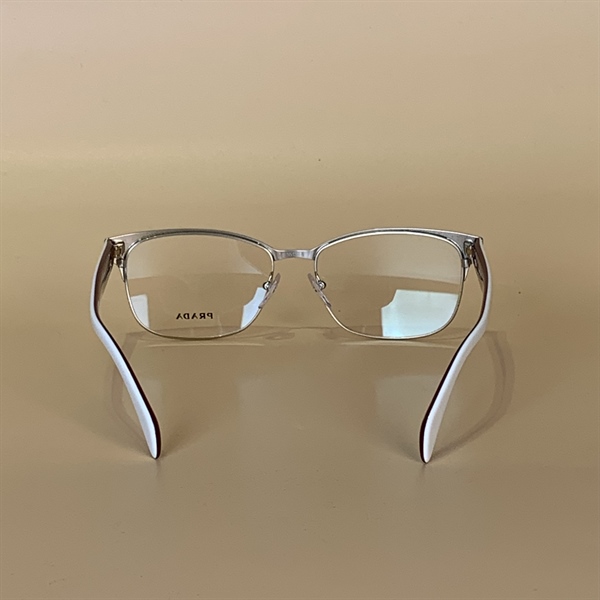 Kính Prada Gọng Trắng Đỏ KG+