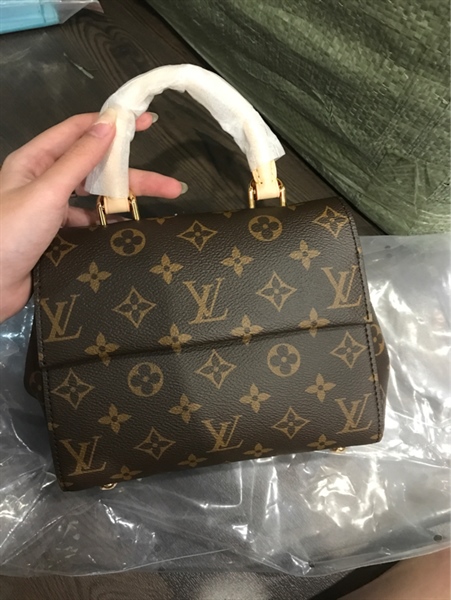 Túi LV Cluny hoa nâu