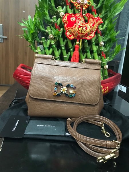 Túi Xách D&G Nâu+