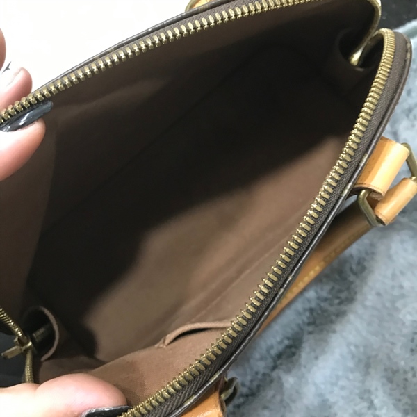 Túi LV Alma hoa nâu kèm ổ chìa KG+