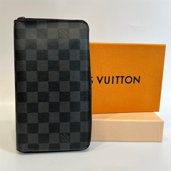 Túi LV đen ô vuông dài KG+5