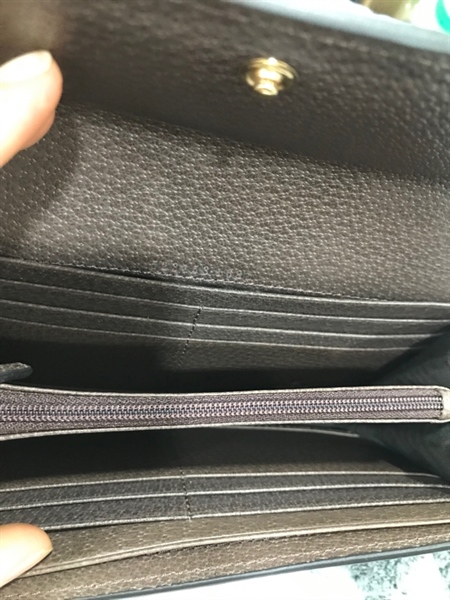 Ví GG Xám Sọc Đỏ Xanh Rêu+