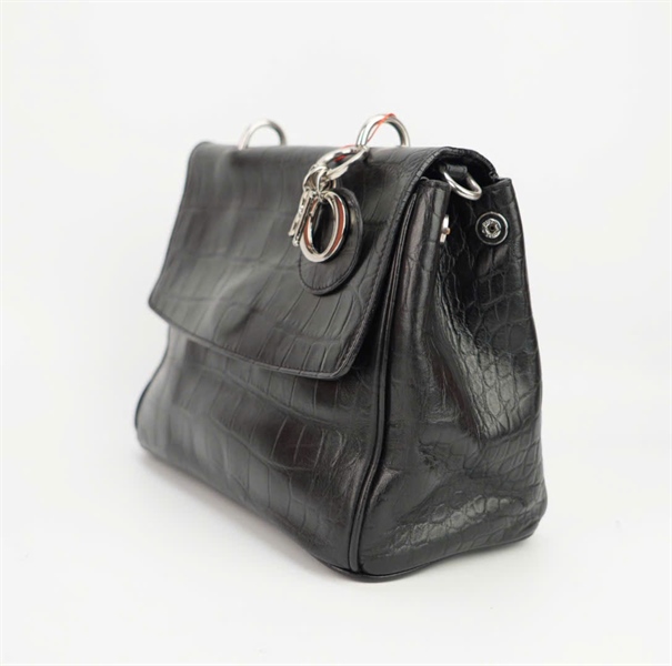 Túi Dior đen có charm size 23++