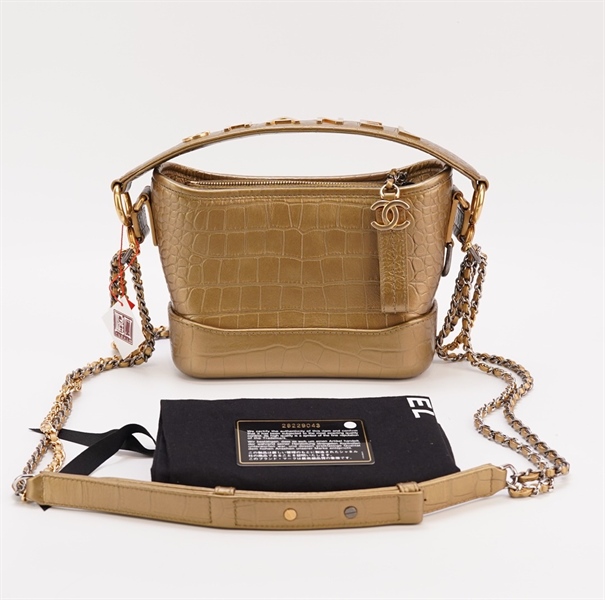 Túi Chanel Gab vàng đồng (28229043) sz 20cm KG+