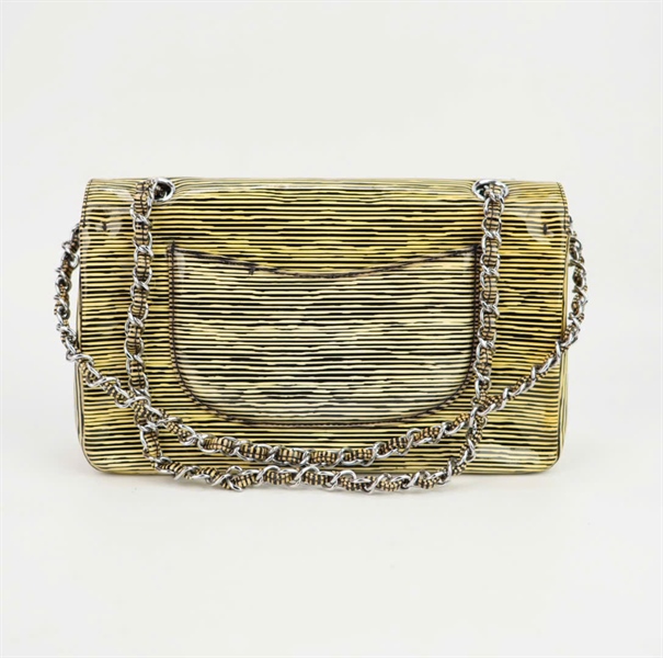 Túi Chanel màu vàng vân đen size 22 ++