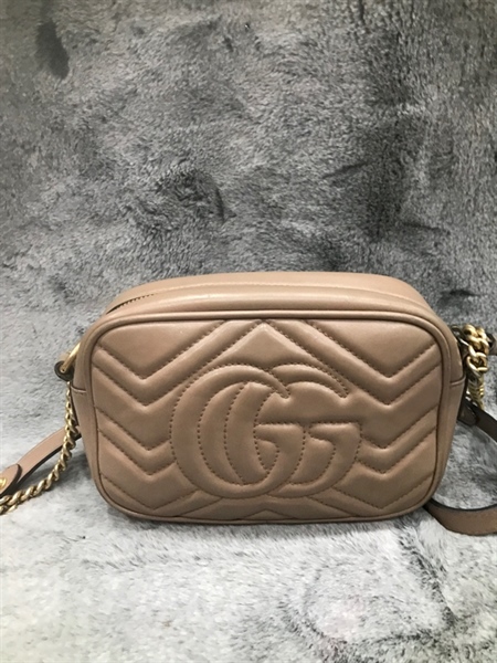 Túi hộp Gucci màu nâu +